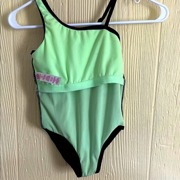 Justice Sport Black Kids One Piece swimsuit - Picture 3 of 4